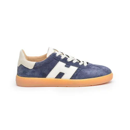 Hogan , Cool Blue Suede Sneakers ,Multicolor male, Sizes: