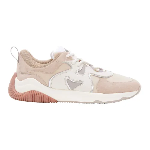 Hogan , Elevate Your Sneaker Game with H597 Women`s Sneakers ,Pink female, Sizes: