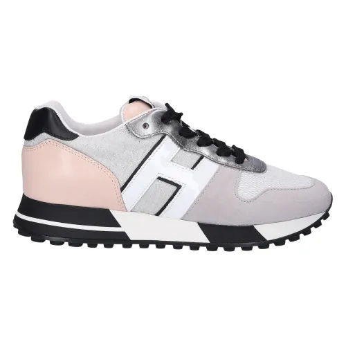 Hogan , Elevate Your Sneaker Game with Low Top H383 ,Gray female, Sizes: