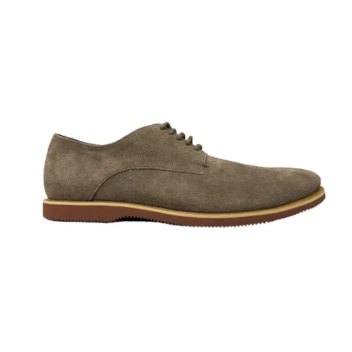 Hogan , Professional Blue Suede Arena Flats ,Brown male, Sizes: