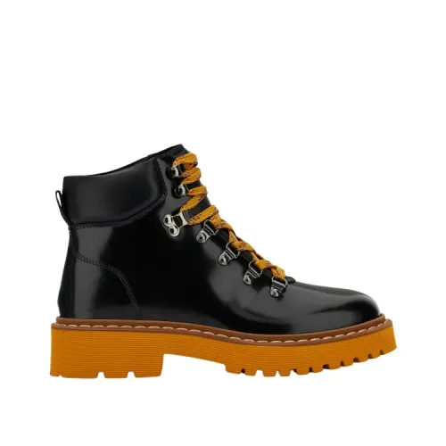 Hogan , Stylish Hogan Hiking Boots ,Black female, Sizes: