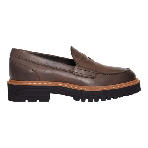 Hogan , Women#39;s Shoes Moccasins Marrone Noos ,Brown female, Sizes: