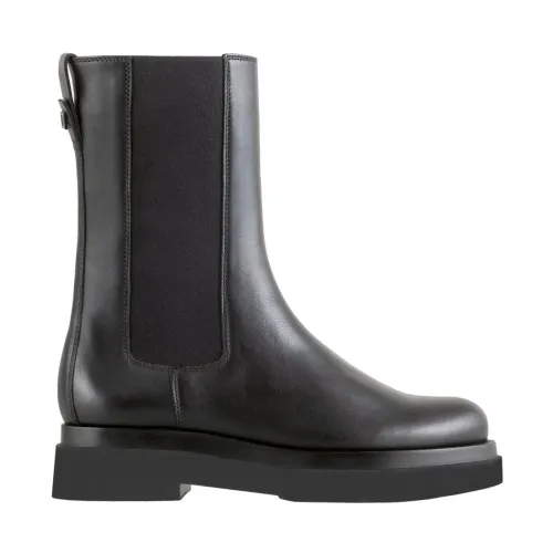 Högl , Casual Black Leather Booties with Low Heels ,Black female, Sizes: