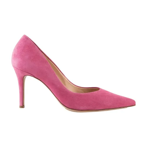 Högl , Sophisticated Pink Suede Pumps ,Pink female, Sizes: