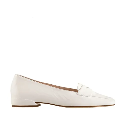 Högl , White Patent Leather Loafers for Women ,White female, Sizes: