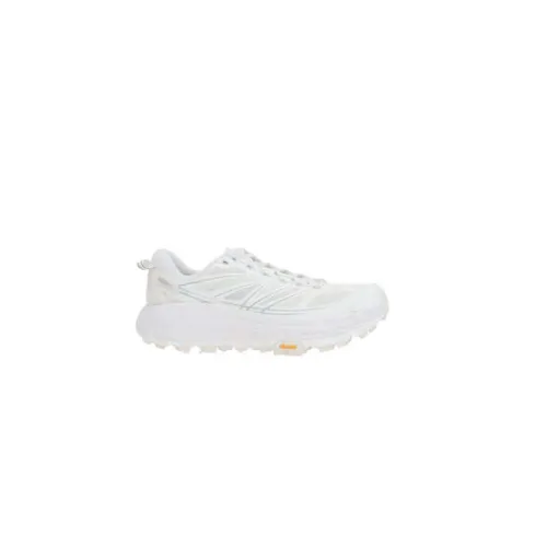Hoka One One , White Low-Top Sneakers with Graphic Print and Reflective Details ,White male, Sizes: 9 UK, 7 1/2 UK, 9 1/2 UK, 8 UK, 7 UK, 6 1/2 UK, 10