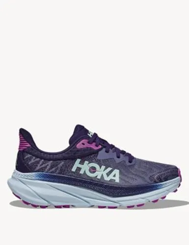 Hoka Womens Challenger ATR 7 Lace Up Trainers - 8 - Navy, Navy