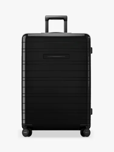Horizn Studios H7 Essential 77cm Suitcase - Glossy All Black - Unisex