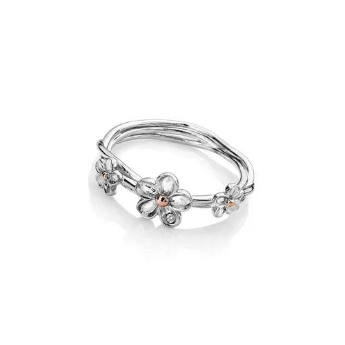 Hot Diamonds Forget Me Not Sterling Silver Ring - O
