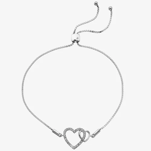 Hot Diamonds Togetherness Open Heart Bracelet DL589