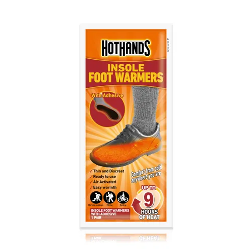 HOTHANDS Insole warmers 5P - Adhesive - Long lasting - Up