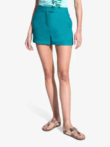 HotSquash Linen Shorts - Dark Mint - Female