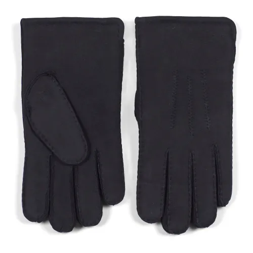 Howard London , Black Leather Gloves for Men ,Black male, Sizes: