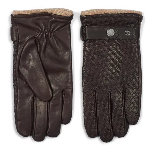 Howard London , Leather Gloves Axel ,Brown male, Sizes: