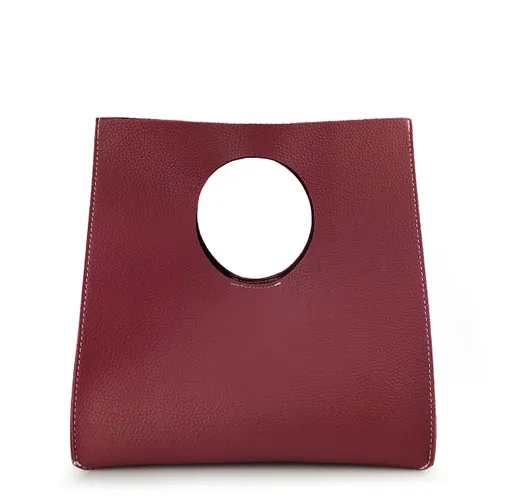 Hoxis Vintage Minimalist Style Soft Pu Leather Handbag