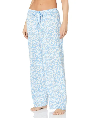 HUE Women's Printed Knit Long Pajama Sleep Pant Bottoms