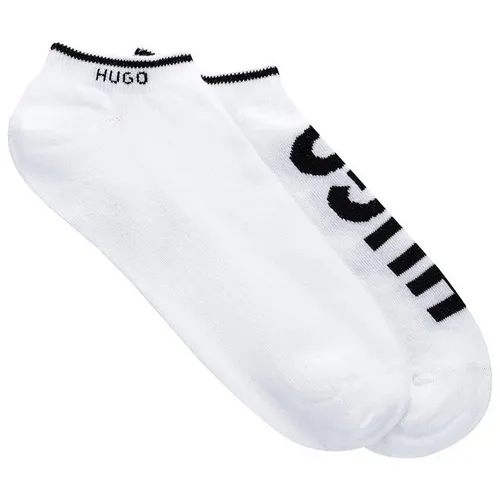 Hugo 2 Pack Logo Ankle Socks - White