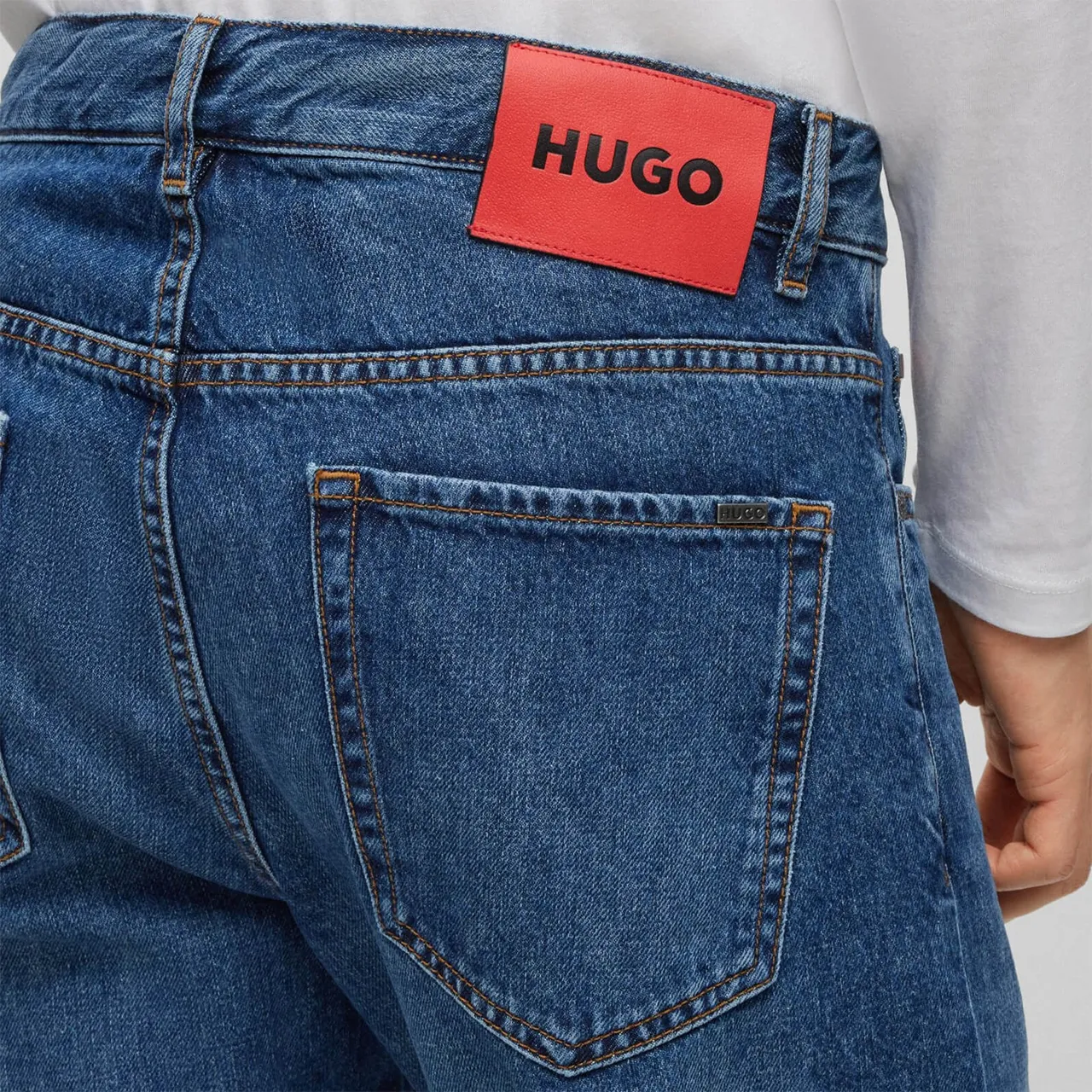HUGO 340 Skater Fit Cotton Jeans