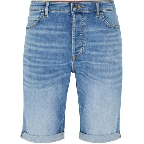 Hugo 634 Tapered Shorts - Blue