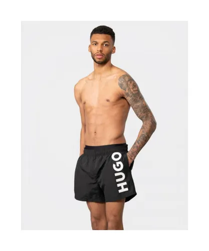 Hugo ABAS Mens Quick Dry Swim Shorts - Black