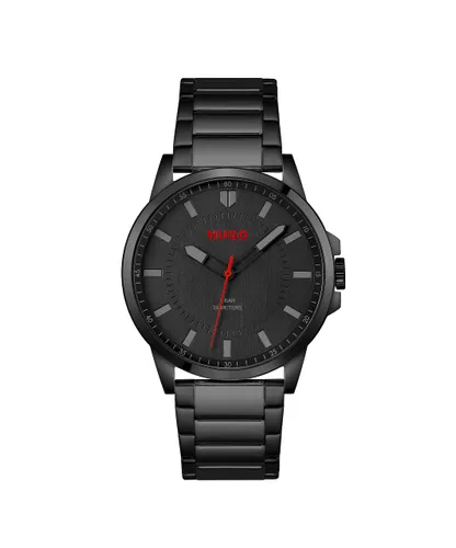 HUGO Analogue Quartz Watch for Men with Black Stainless