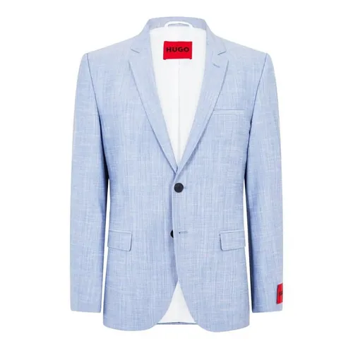 Hugo Arti232X Pattern Suit Jacket - Blue