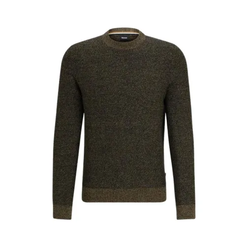 Hugo Boss , Basic Sweater ,Beige male, Sizes: