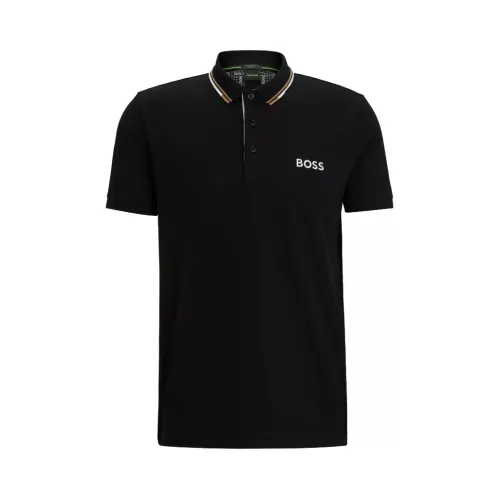 Hugo Boss , Black T-shirts and Polos ,Black male, Sizes: