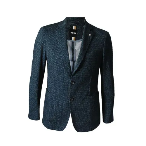 Hugo Boss , Blue Jackets for Men ,Blue male, Sizes: