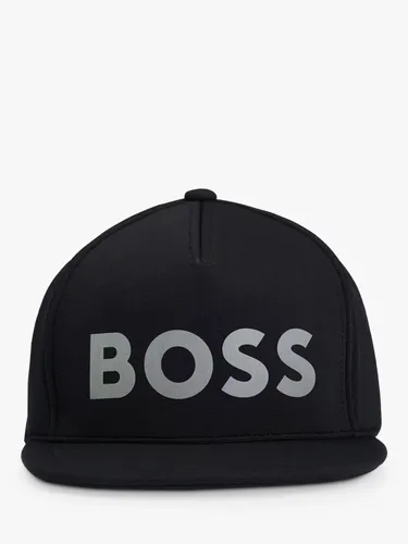 Hugo Boss BOSS 5 Panel Flat Visor Cap, Black - Black - Male