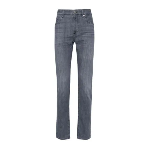 Hugo Boss , Boss Delaware 3-1 Stretch Cotton Jeans ,Gray male, Sizes: