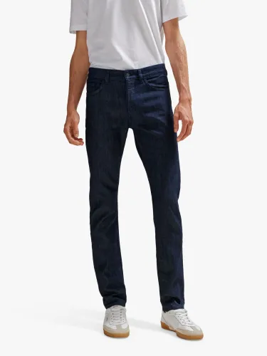 Hugo Boss BOSS Delaware Slim Fit Jeans, Dark Blue - Dark Blue - Male