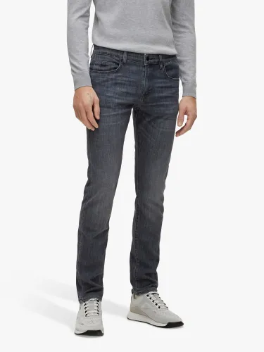 Hugo Boss BOSS Delaware Slim Fit Jeans - Medium Grey - Male