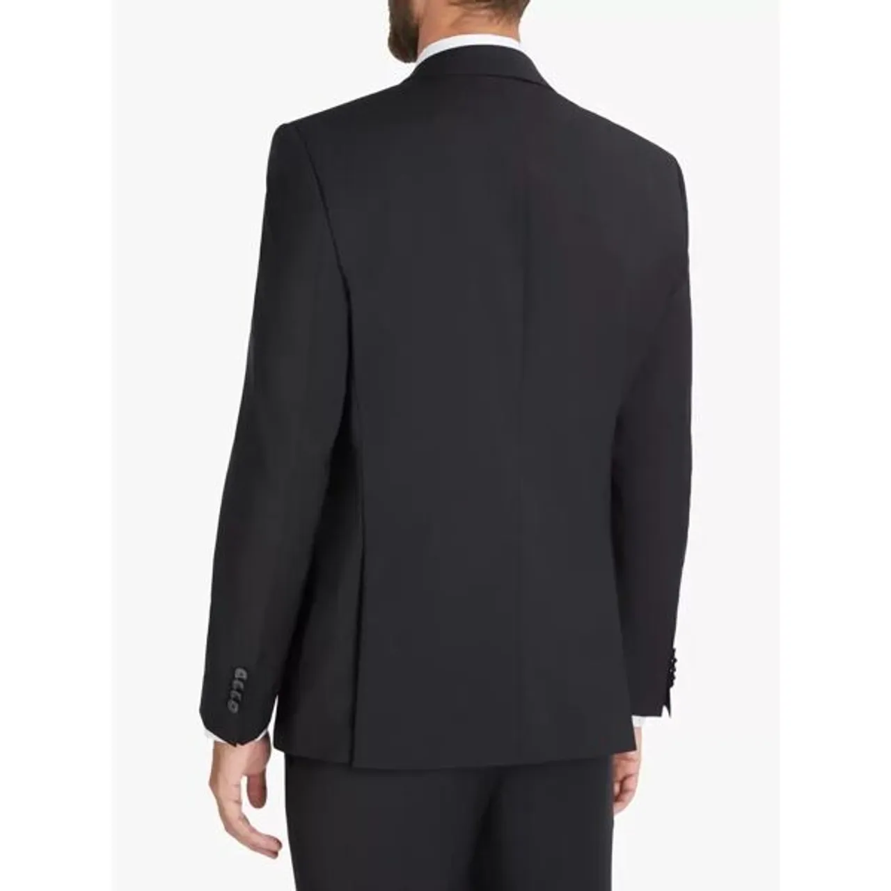 Hugo Boss BOSS Huge Virgin Wool Slim Fit Suit Jacket - Black - Male