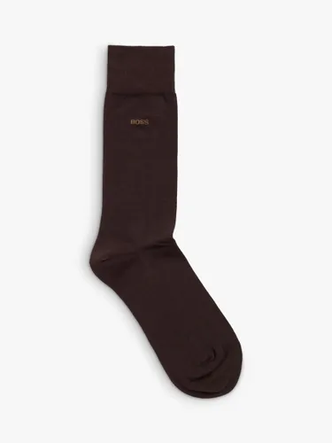 Hugo Boss BOSS Marc Soft Cotton Socks - Dark Brown - Male
