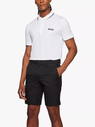 Hugo Boss BOSS Paddy Pro Short Sleeve Polo Top - White - Male