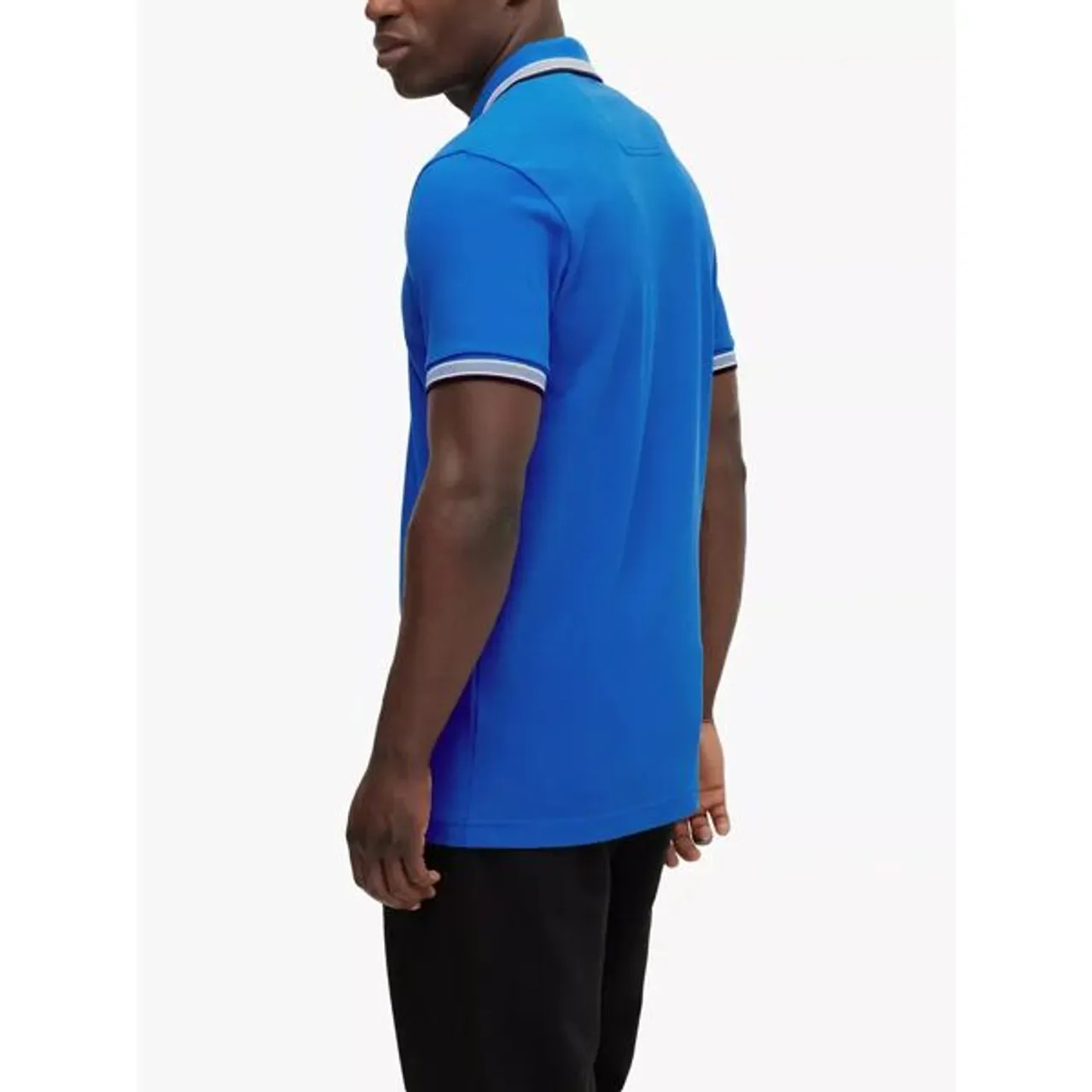 Hugo Boss BOSS Paddy Short Sleeve Polo Shirt - Medium Blue - Male