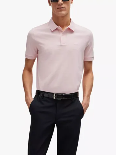 Hugo Boss BOSS Pallas Regular Fit Polo Shirt - Pastel Pink - Male