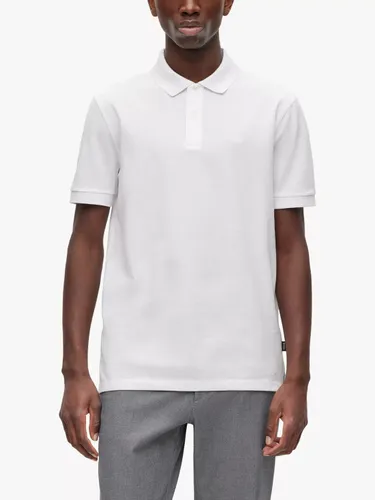 Hugo Boss BOSS Pallas Regular Fit Polo Shirt - White - Male