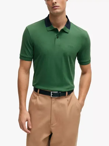 Hugo Boss BOSS Phillipson Sporty Polo Shirt - Open Green - Male