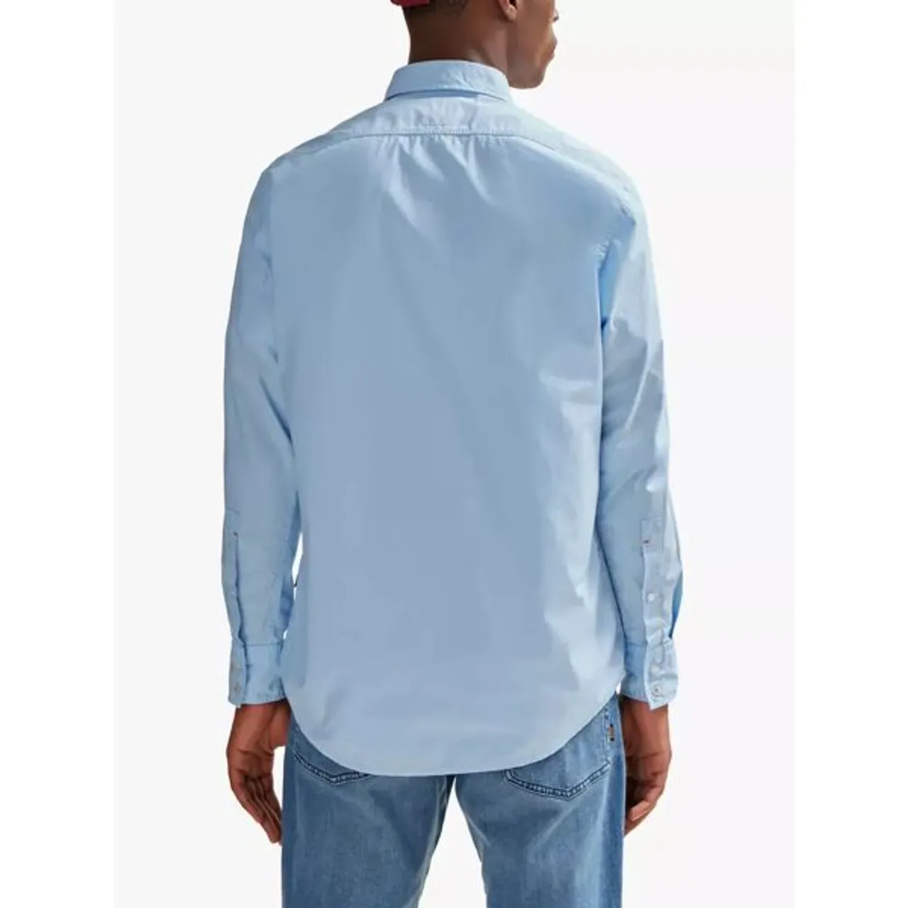 Hugo Boss BOSS Relegant Long Sleeve Shirt, Open Blue - Open Blue - Male