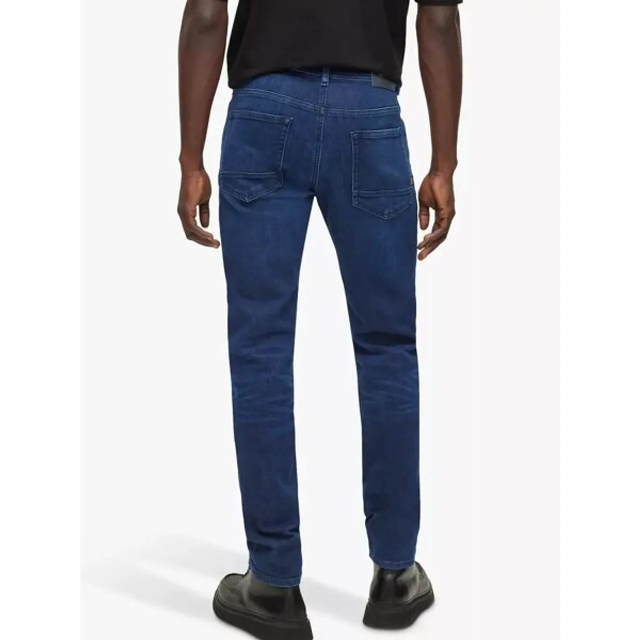 Hugo Boss BOSS Taber Tapered Fit Jeans - Navy - Male