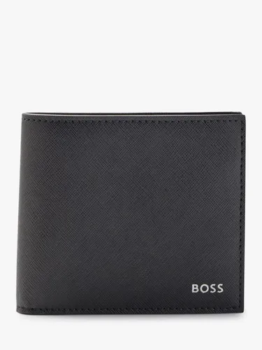 Hugo Boss BOSS Zair Leather Wallet, Black - Black - Male