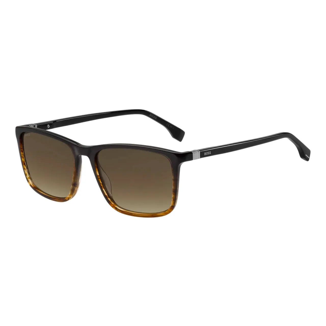 Hugo Boss , Brown Shaded Sunglasses ,Brown male, Sizes: