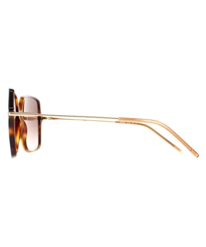 Hugo Boss Butterfly Womens Havana Brown Gradient 1271/S Sunglasses - One