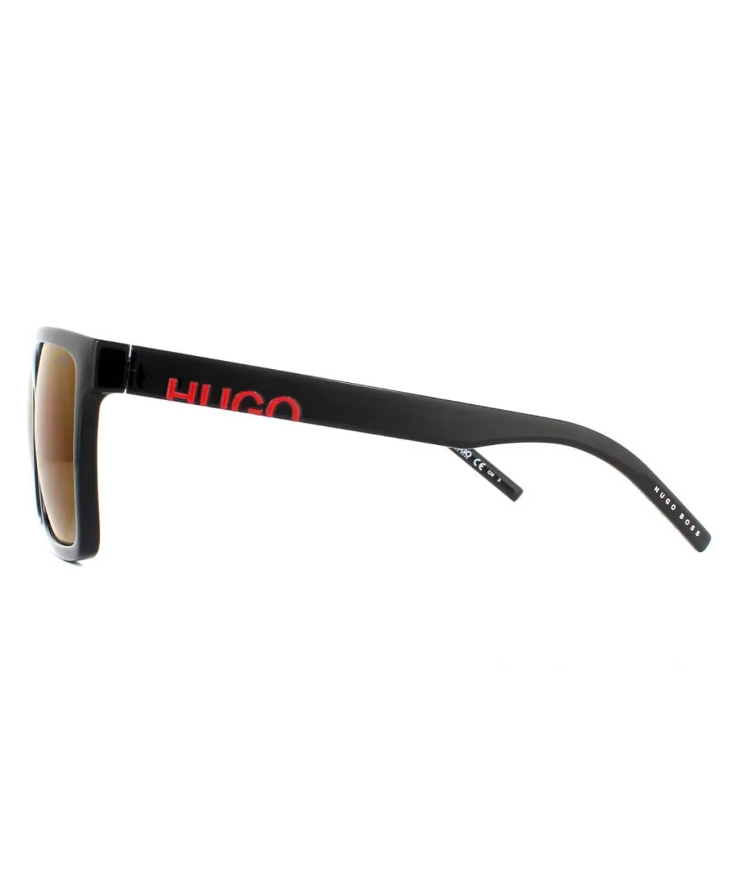 Hugo Boss by Square Mens Black Red Sunglasses