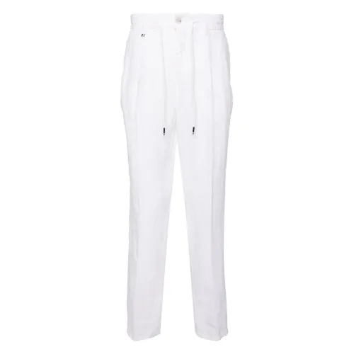 Hugo Boss , 'C-Genius' linen pants ,White male, Sizes: