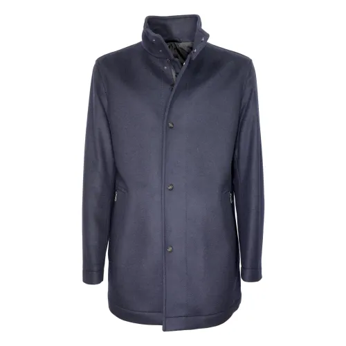 Hugo Boss , Camron3 Overcoat Jacket 50438924 ,Blue male, Sizes: