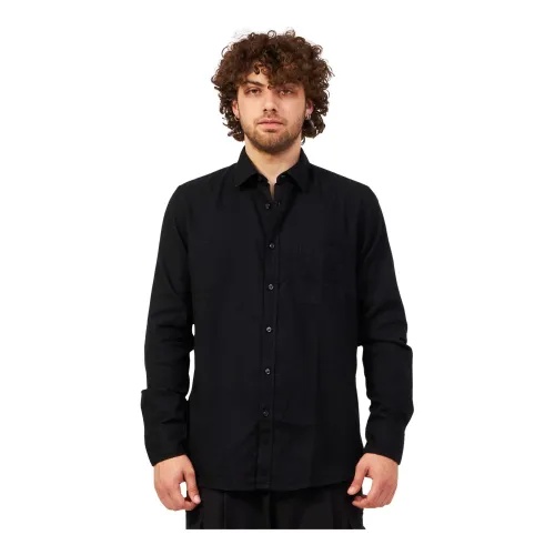 Hugo Boss , Casual Shirt ,Black male, Sizes: