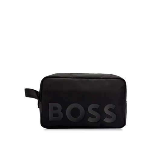 Hugo Boss , Catch 2.0Ds Washbag with Metallic Details ,Black male, Sizes: ONE SIZE